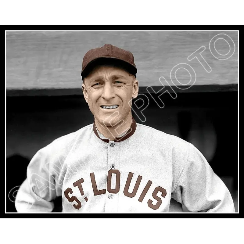 Branch Rickey Colorized 11X14 Photo - 1914 St. Louis Browns Manager - 989