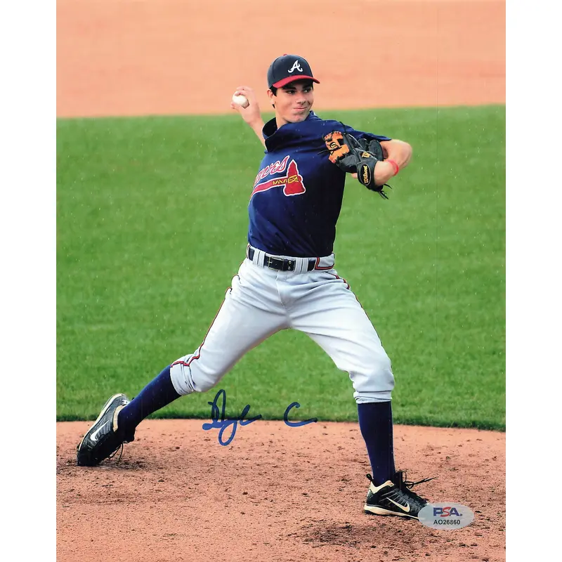 Dylan Cease signed 8x10 photo Atlanta Braves PSA/DNA Autographed