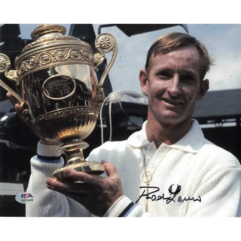 Rod Laver signed 8x10 photo PSA/DNA Tennis