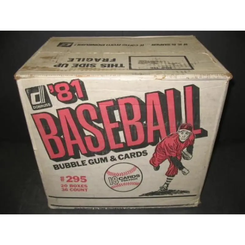 1981 Donruss Baseball Unopened Wax Case (20 Box)