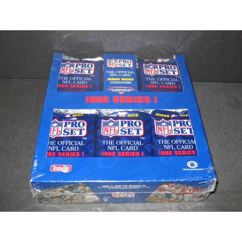 1992 Pro Set Football Series 1 Jumbo Box