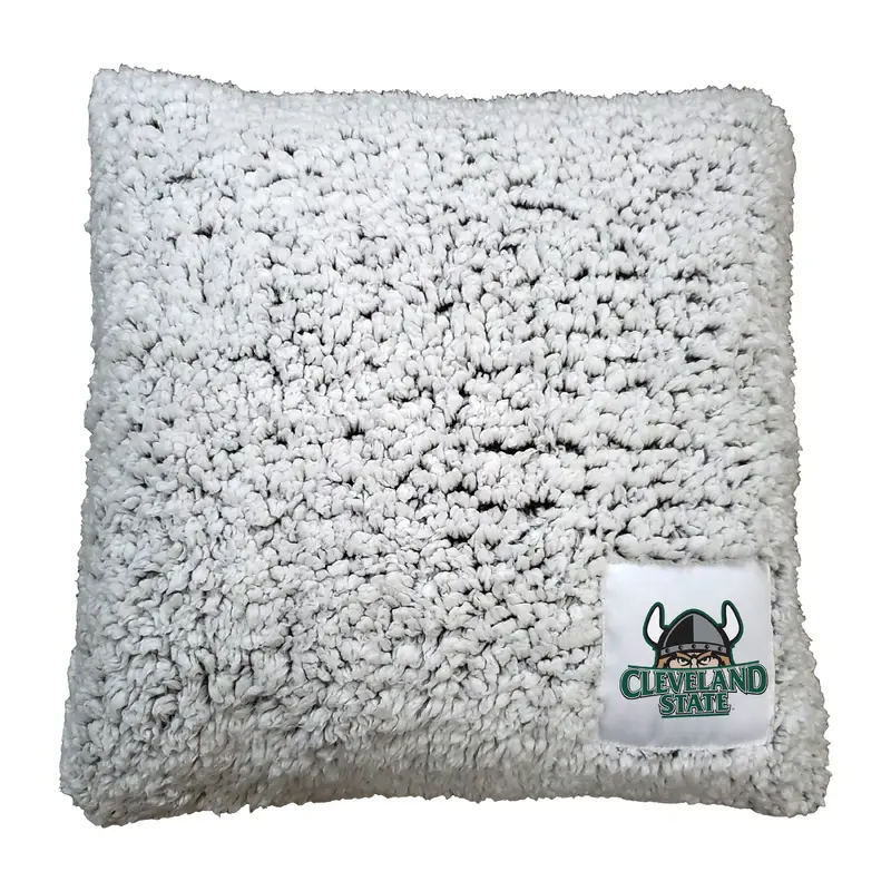 Cleveland State Frosty Throw Pillow