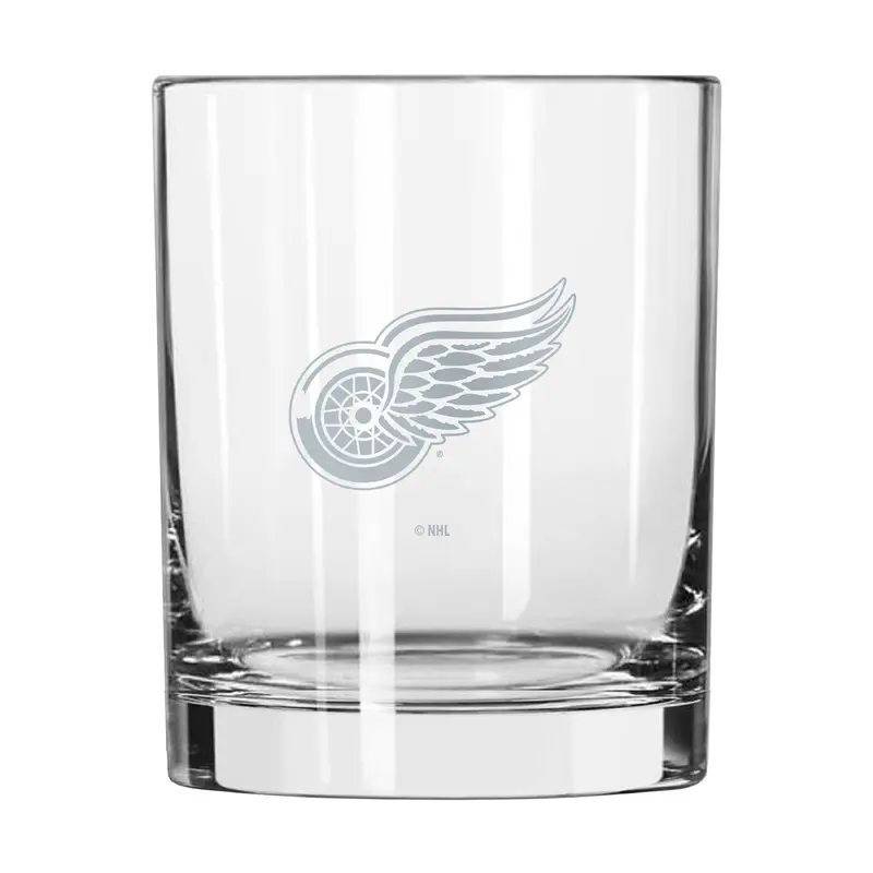 Detroit Red Wings 14oz Frost Rocks Glass