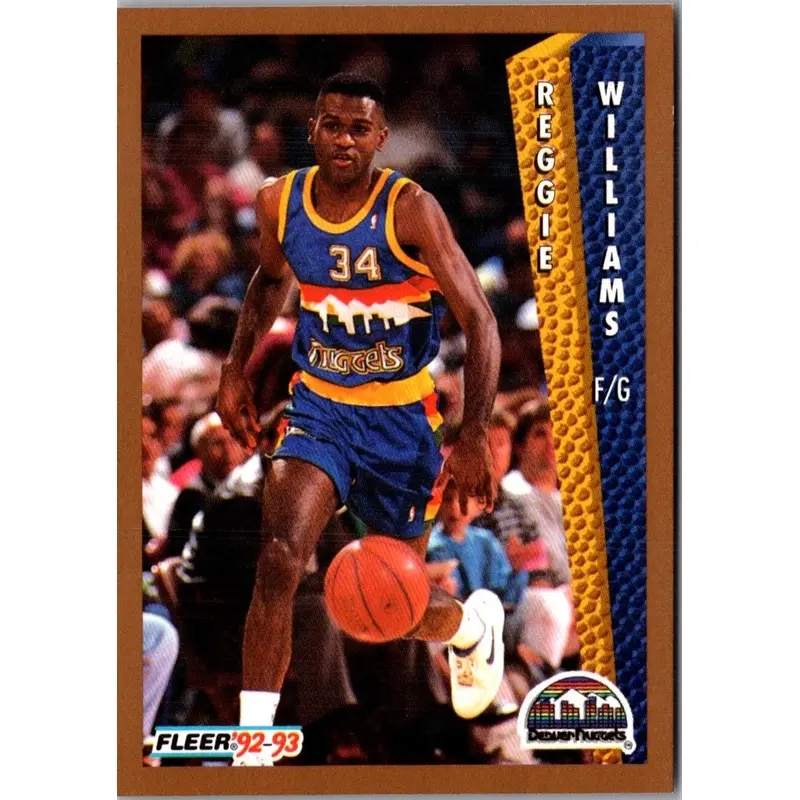 1992 Fleer Reggie Williams #61