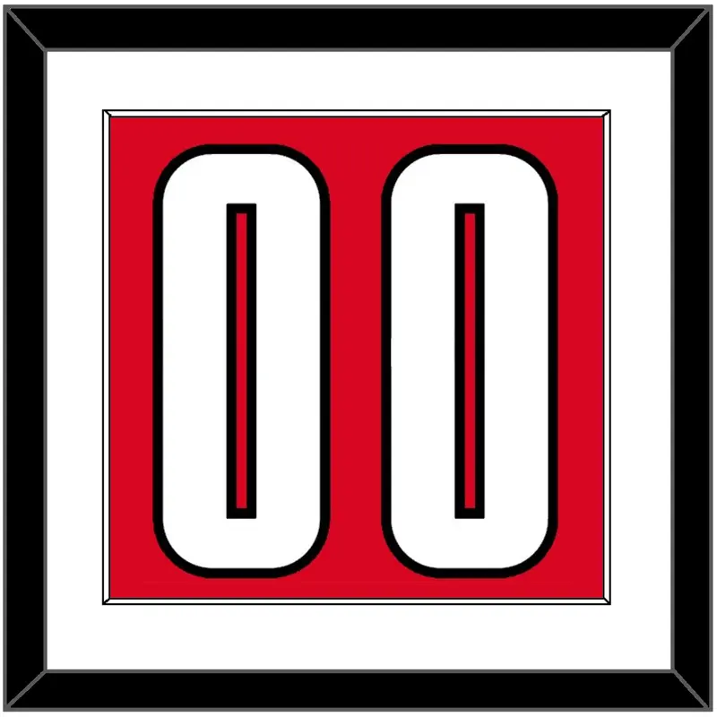 Canada Mens Hockey Number - 2002 Olympics Road Red - Single Mat 1