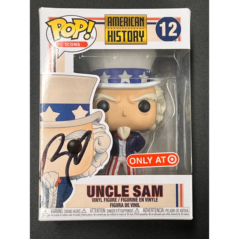 Ron DeSantis Signed Uncle Sam Funko Pop #12 PSA/DNA Autographed