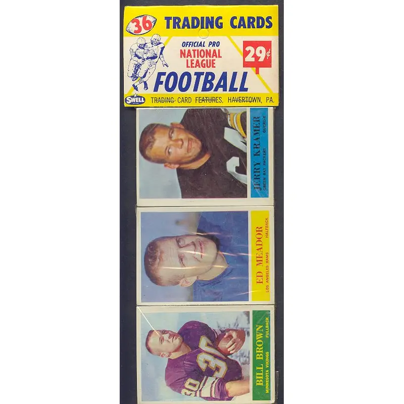 1964 Philadelphia Football Unopened Rack Pack