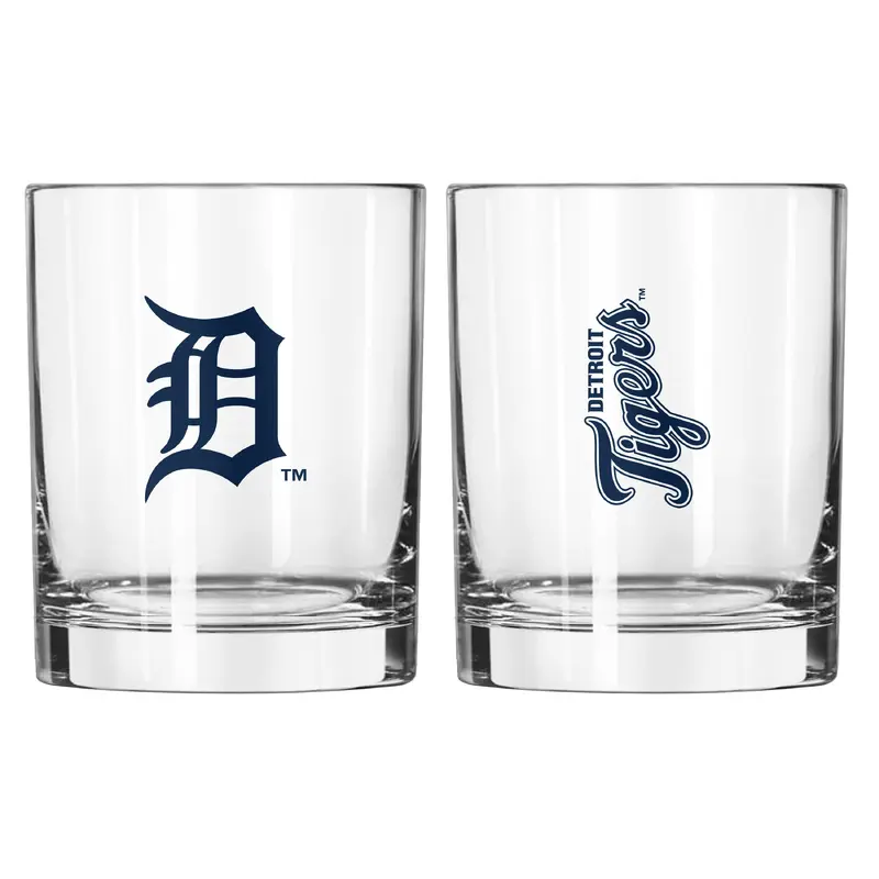 Detroit Tigers 14oz Gameday Rocks Glass