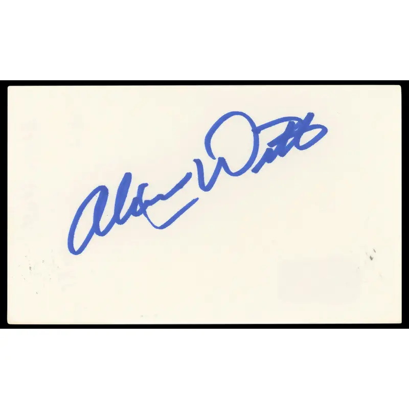 Alicia Witt Longlegs Authentic Signed 3x5 Index Card Autographed BAS #BP50629