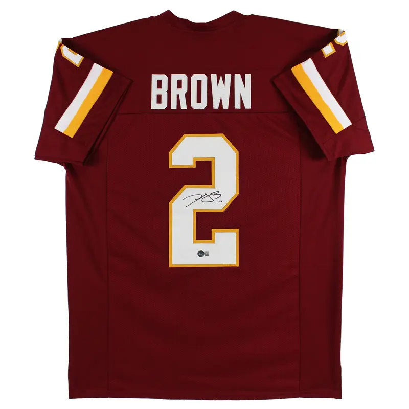 Dyami Brown Authentic Signed Maroon Pro Style Jersey Autographed BAS Witnessed