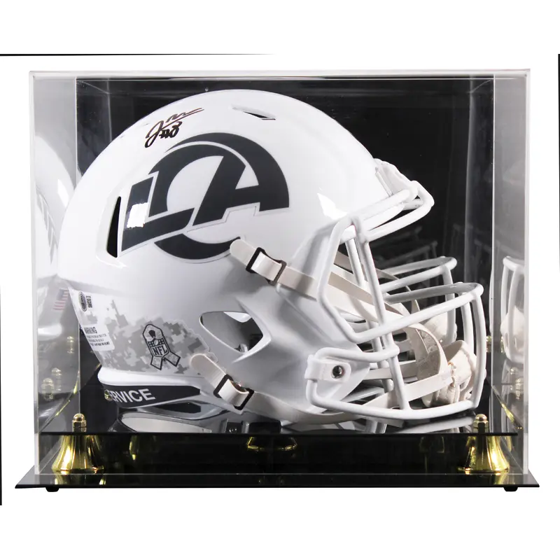 Rams Jared Verse Signed STS III Full Size Speed Rep Helmet W/ Case BAS Witnessed