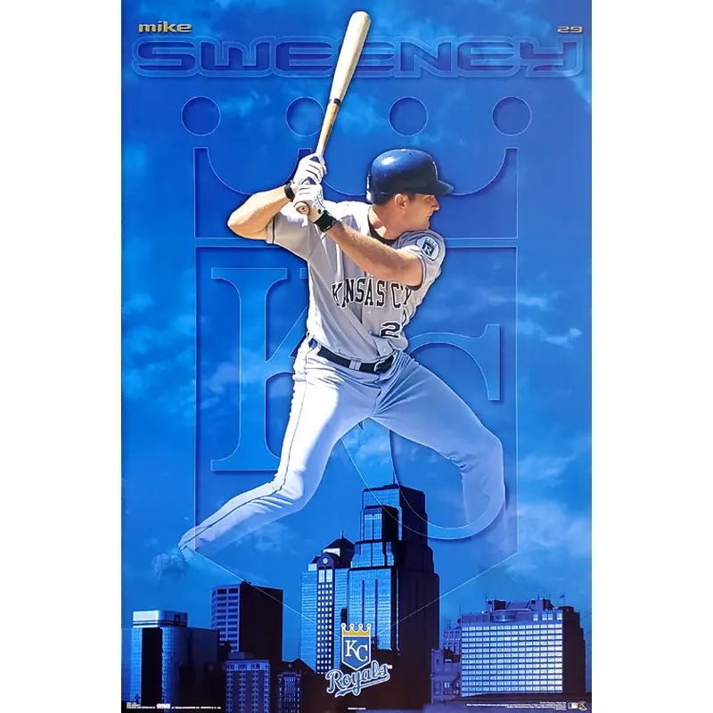 Mike Sweeney "Royal Blue" Kansas City Royals Poster - Costacos 2003