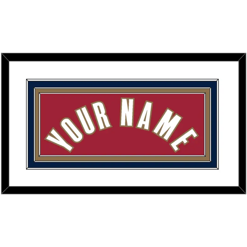 Cleveland Name - Road Red (2003-2010) - Triple Mat 1