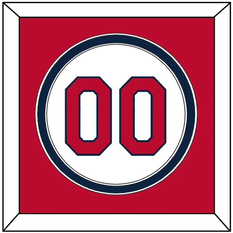 St. Louis Number - Home White - Double Mat 2