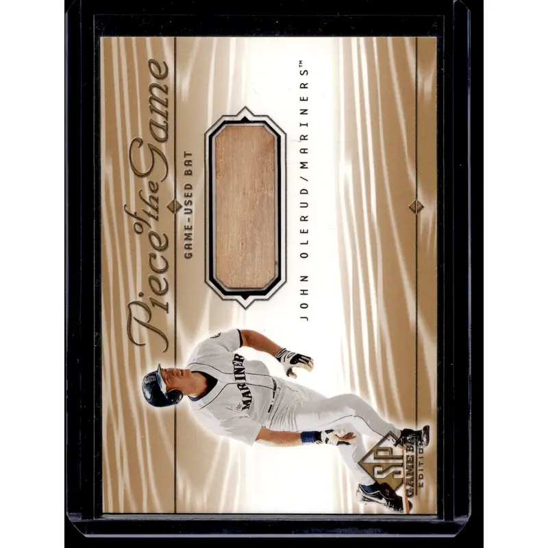 2001 SP Game Bat Edition - Piece of the Game - John Olerud #JO