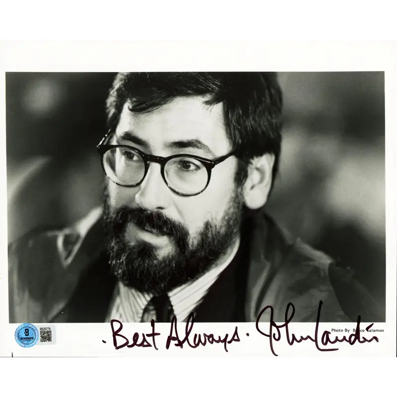 John Landis Filmmaker "Best Always" Authentic Signed 8x10 Photo BAS #BS20779