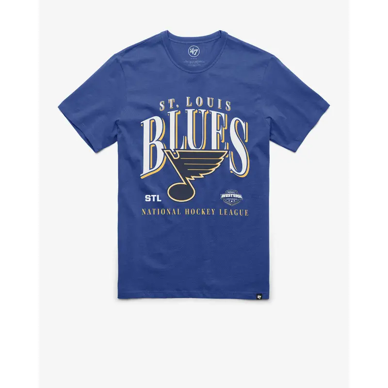 ST LOUIS BLUES CREASE '47 FRANKLIN TEE