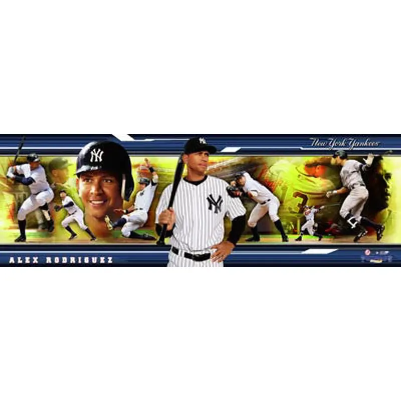 Alex Rodriguez New York Yankees "Bronx Bomber" Panoramic Poster Print - Photofile Inc.