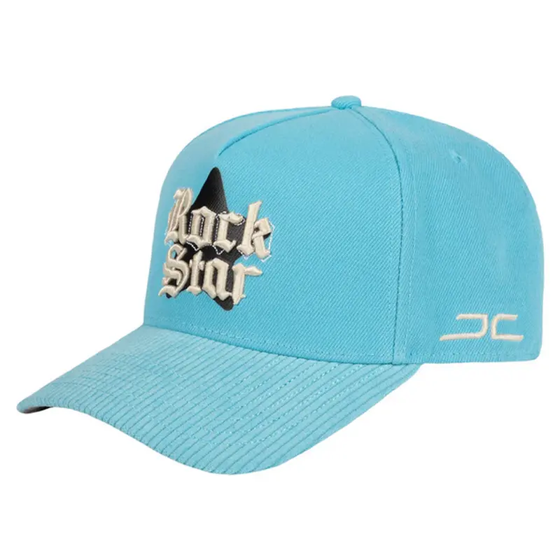 JC HATS BLUE SNAPBACK ROCKSTAR 1936 BLUE