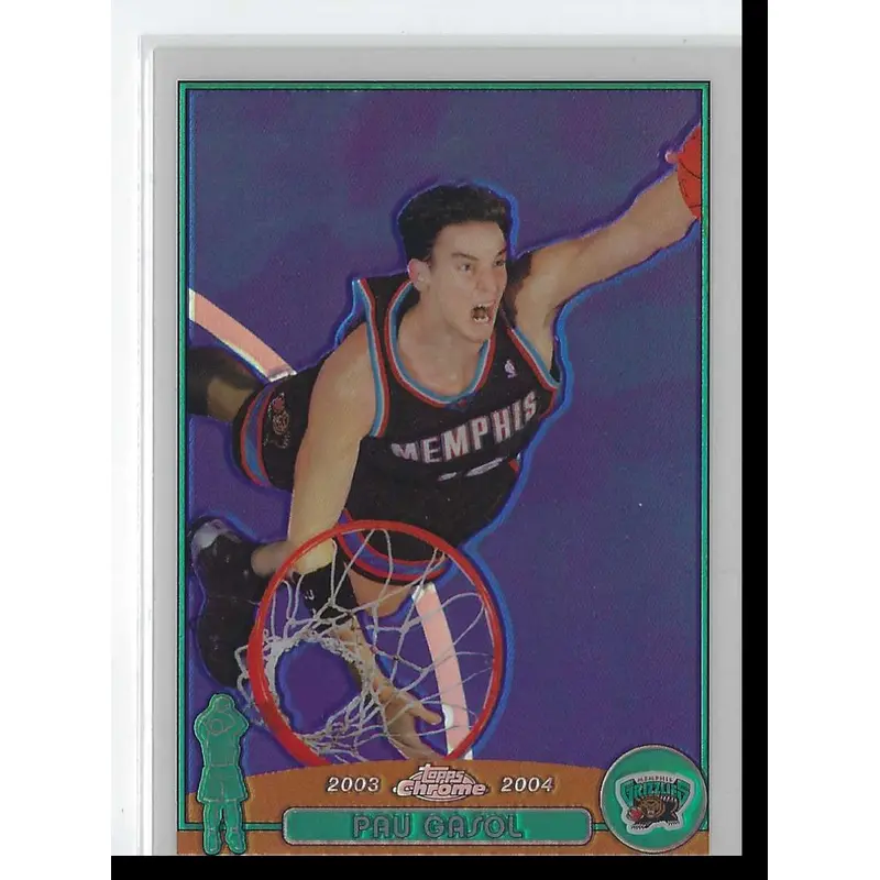 2003 Topps Chrome Refractors Pau Gasol #19