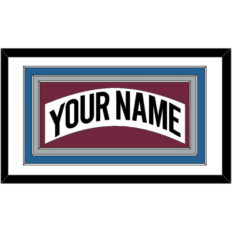 Colorado Nameplate - Home White (1999-2001) - Triple Mat 1