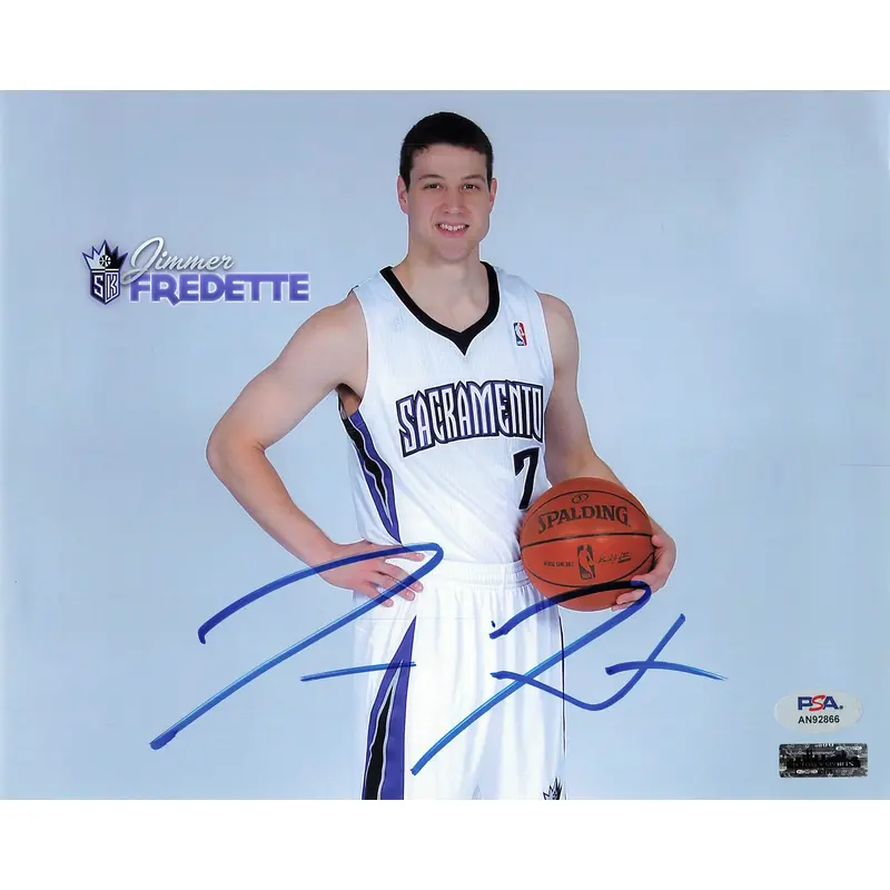 Jimmer Fredette signed 8x10 photo PSA/DNA Sacramento Kings Autographed