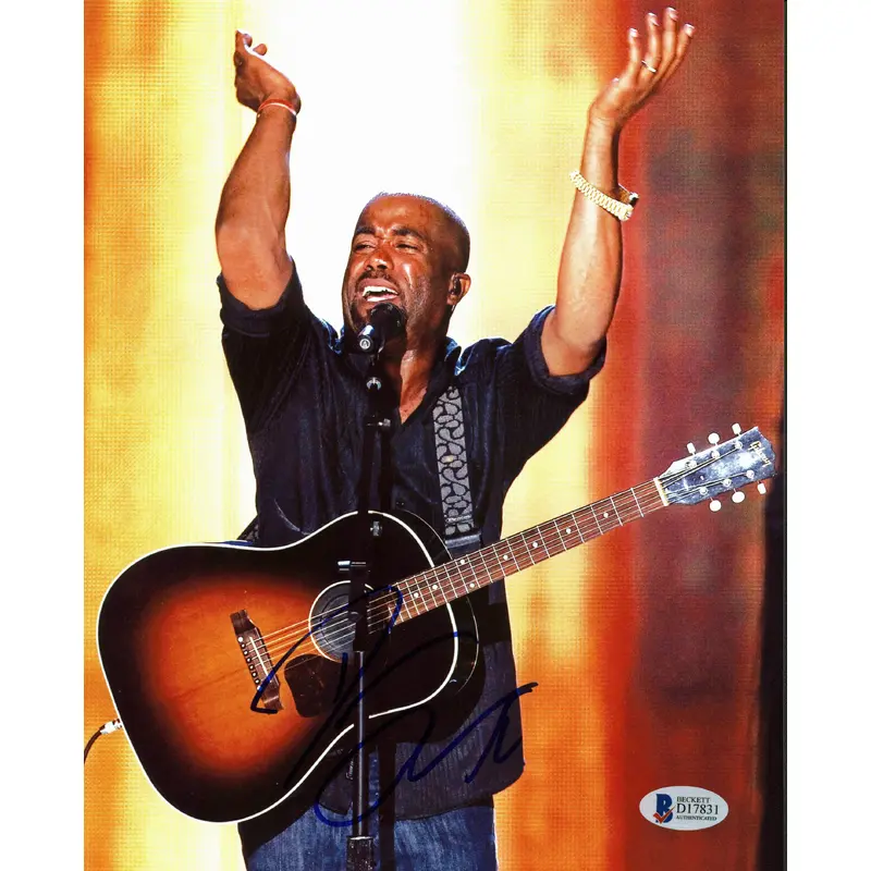 Darius Rucker Country Musician Authentic Signed 8x10 Photo BAS #D17831