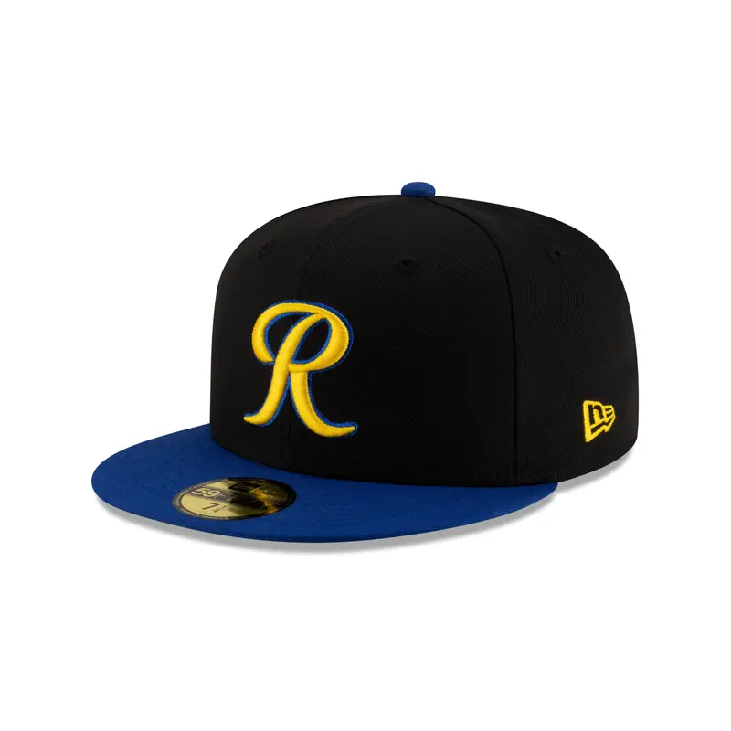Tacoma Rainiers New Era 59Fifty Black Royal City Connect Cap