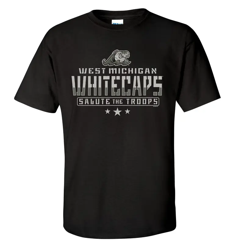 West Michigan Whitecaps Salute The Troops Tee