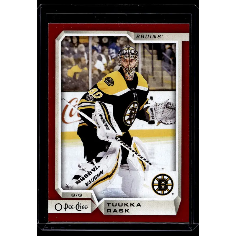 2018-19 O-Pee-Chee - Red Blank Back - Tuukka Rask #35