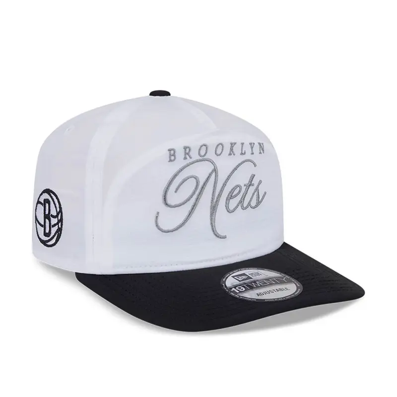 Brooklyn Nets NBA Draft 2025 White 19TWENTY Adjustable Cap