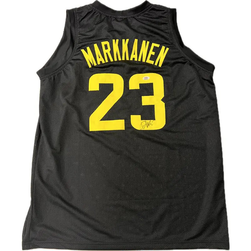Lauri Markkanen signed jersey PSA/DNA Utah Jazz Autographed
