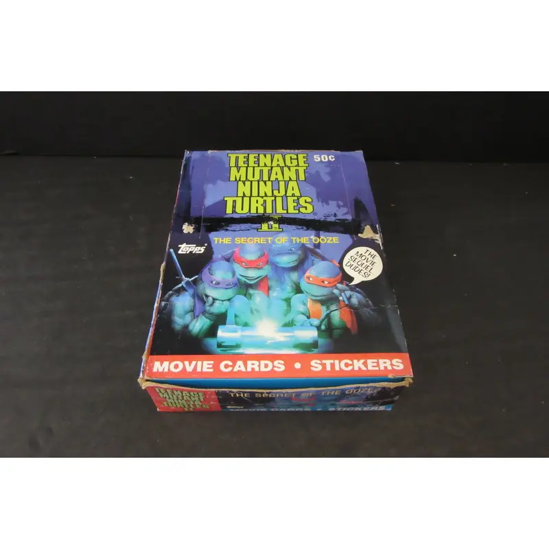 1991 Topps Teenage Mutant Ninja Turtles II Movie Cards Box (Authenticate)