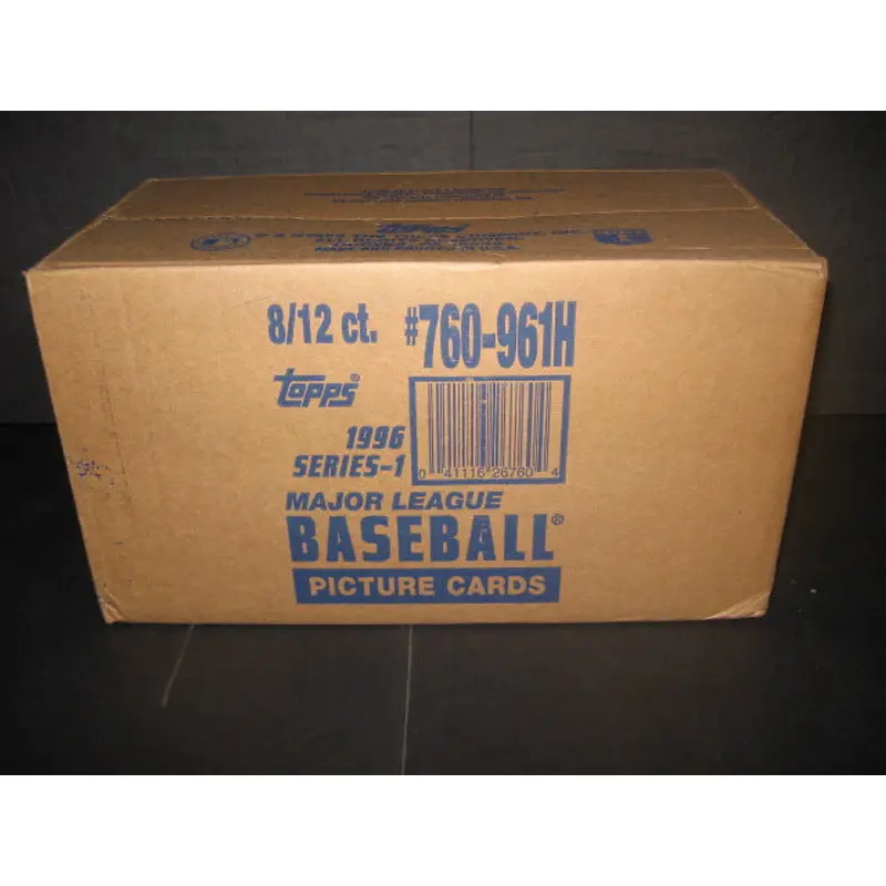 1996 Topps Baseball Series 1 Jumbo Case (Hobby) (8 Box)