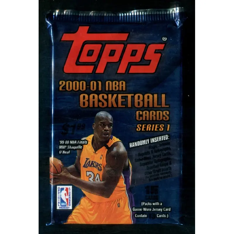 2000/01 Topps Basketball Unopened Series 1 Pack (Pre Priced) (15)