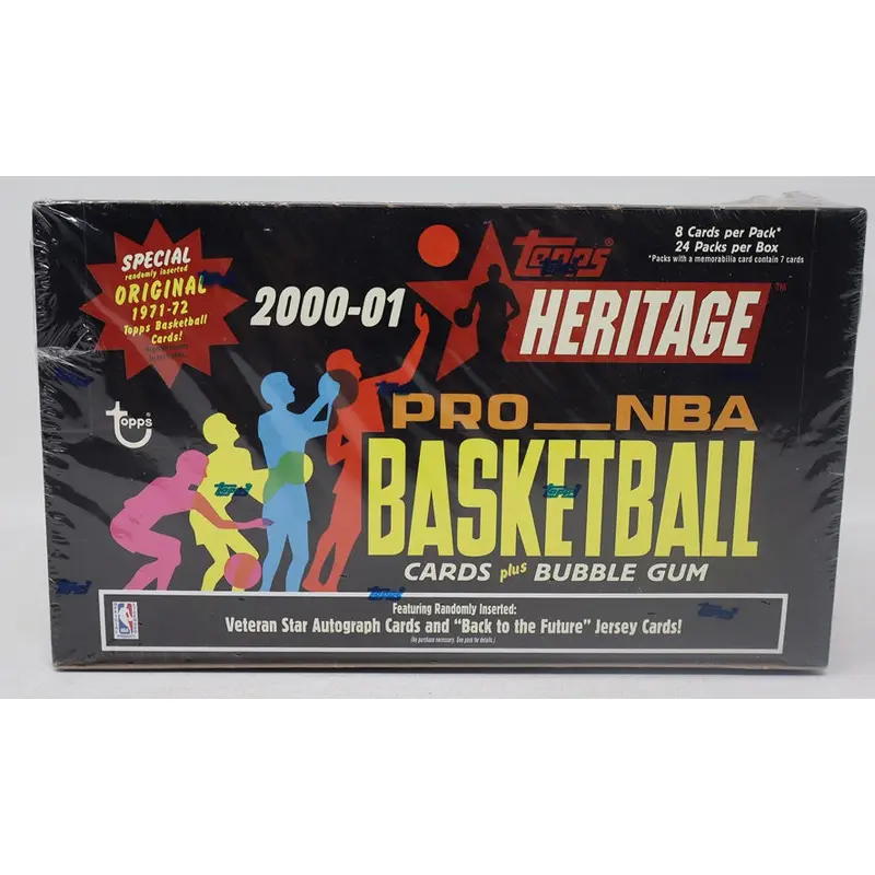 2000/01 Topps Heritage Basketball Box (Hobby) (24/8)