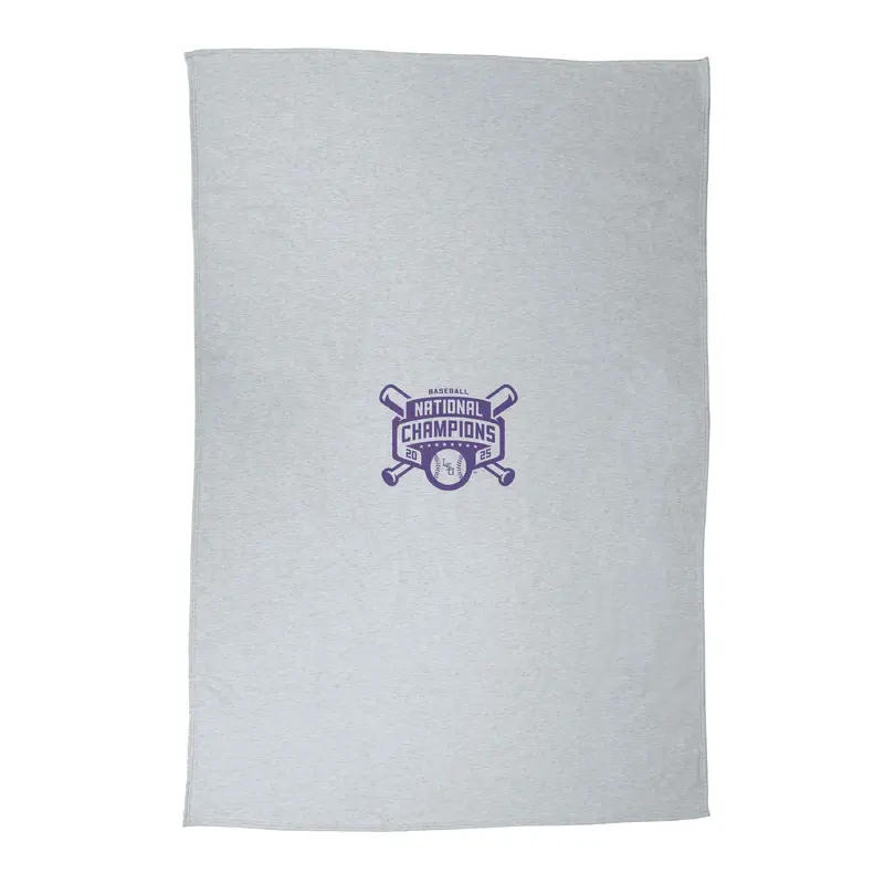 LSU 2025 Baseball Champions Sublimated Sweatshirt Blanket