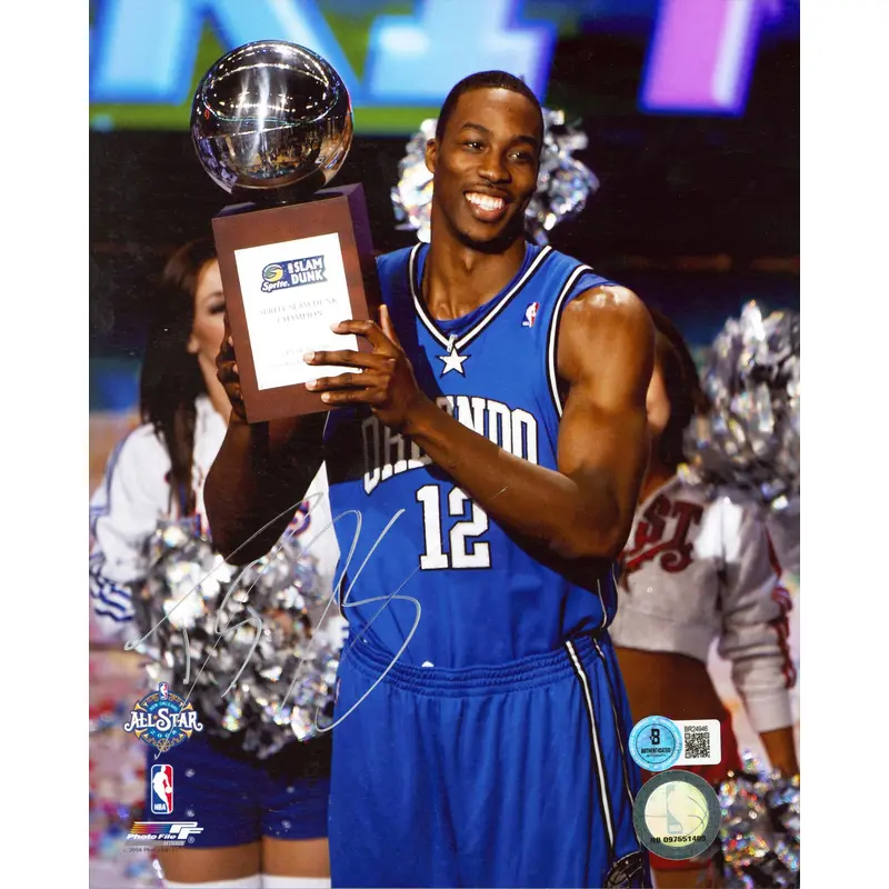 Magic Dwight Howard Authentic Signed 8x10 Vertical Photo BAS #BR24946