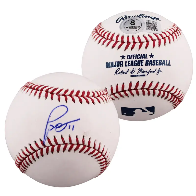 Dodgers Miguel Rojas Authentic Signed OML Baseball Autographed BAS #BP33054