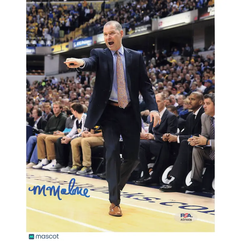 Michael Malone Signed 8x10 Photo PSA Denver Nuggets