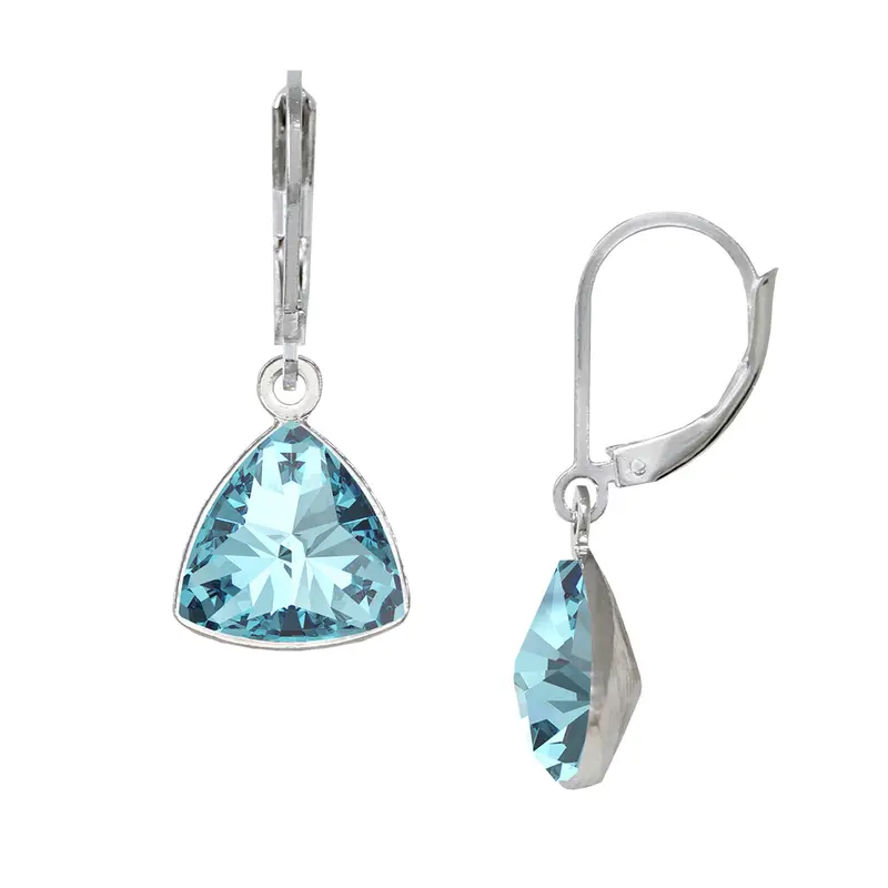 December Trillion Leverback Earrings