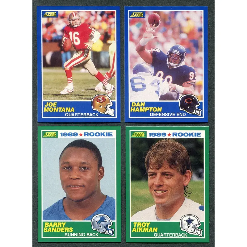 1989 Score Football Complete Set NM/MT (330) (23-351)