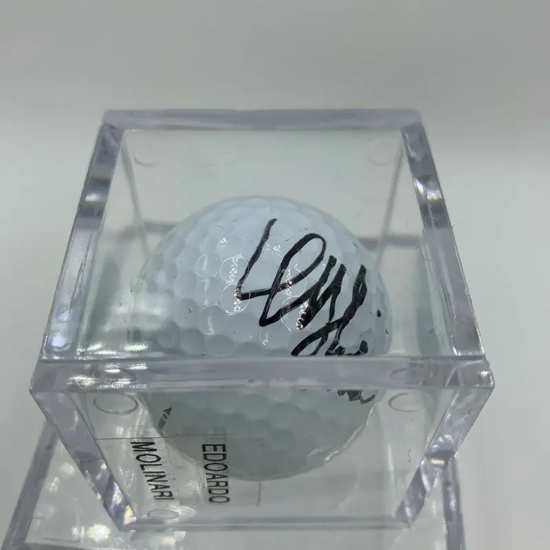 Edoardo Molinari Signed Autographed Golf Ball PGA With JSA COA