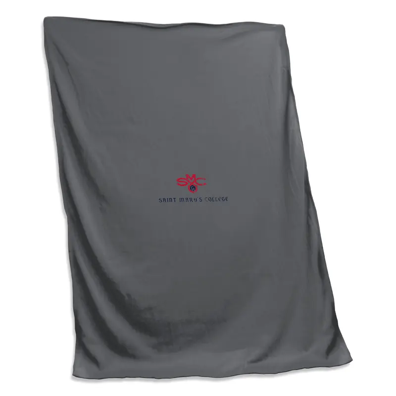Saint Mary's College California Charcoal Sweatshirt Blanket (Screened)