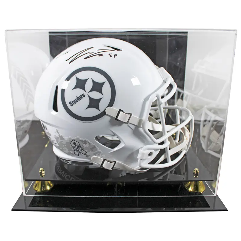 Steelers Pat Freiermuth Signed STS III Full Size Speed Rep Helmet W/ Case BAS W