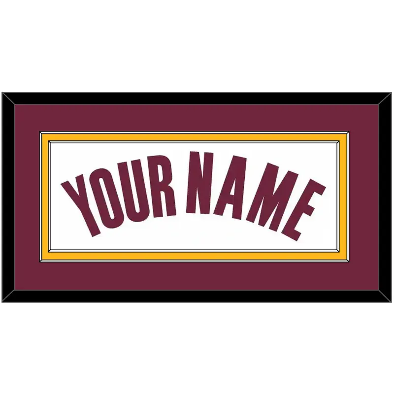 Cleveland Name - Home White (2010-2017) - Double Mat 2
