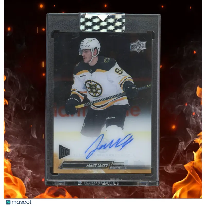 2022-23 Upper Deck Clear Cut Jakub Lauko Rookie Auto #515