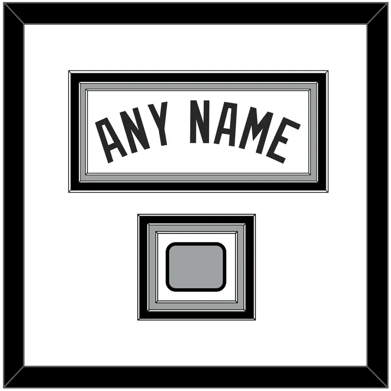San Antonio Name & Finals Patch - Home White (1989-2002) - Triple Mat 1