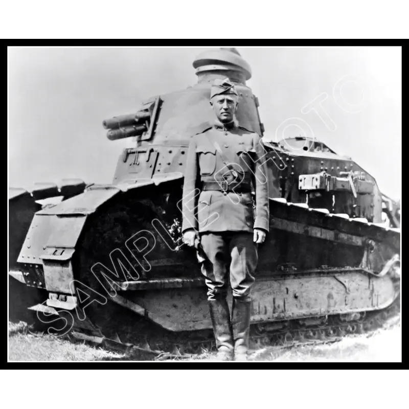 1918 George Patton 8X10 Photo - WWI - 2911