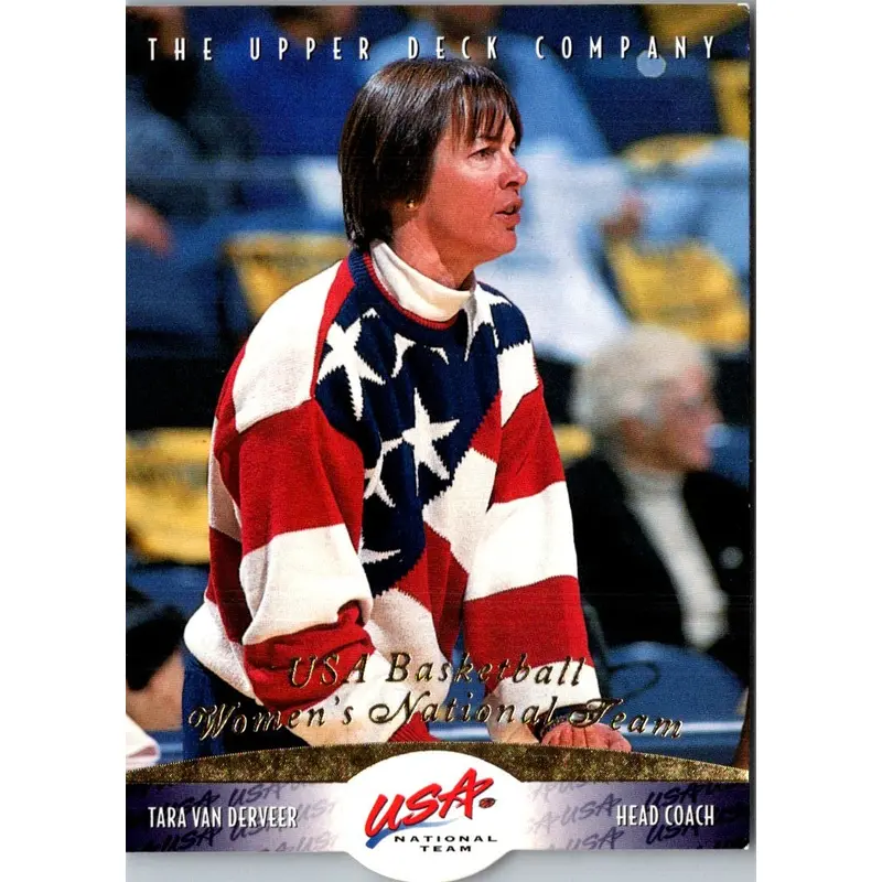 1996 Upper Deck USA Tara VanDerveer #72